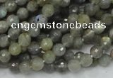 CLB21 15.5 inches 6mm faceted round labradorite gemstone beads