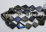 CLB218 15.5 inches 25*30mm - 30*40mm faceted freeform labradorite beads