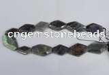 CLB220 15.5 inches 18*25mm - 25*35mm freeform labradorite beads