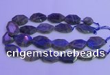 CLB228 15.5 inches 20*30mm - 25*35mm freeform labradorite beads