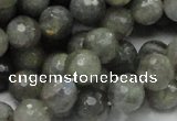 CLB23 15.5 inches 10mm faceted round labradorite gemstone beads