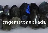 CLB232 15.5 inches 10*14mm - 13*18mm faceted nuggets labradorite beads