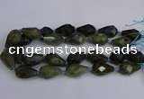 CLB234 15.5 inches 18*25mm - 18*30mm faceted teardrop labradorite beads