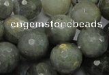 CLB25 15.5 inches 14mm faceted round labradorite gemstone beads