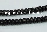 CLB300 15.5 inches 3*6mm rondelle black labradorite gemstone beads