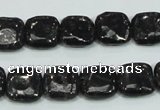 CLB306 15.5 inches 12*12mm square black labradorite gemstone beads