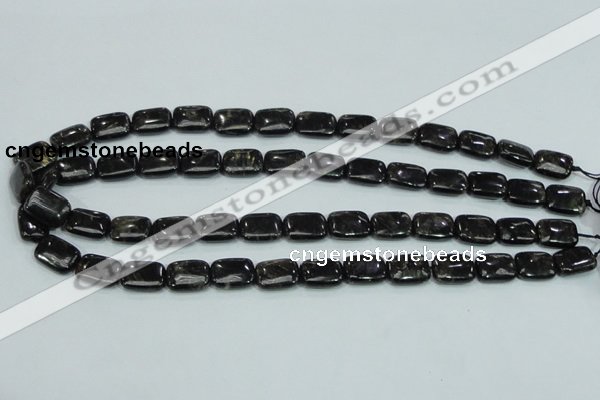 CLB309 15.5 inches 10*14mm rectangle black labradorite gemstone beads