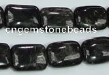 CLB310 15.5 inches 13*18mm rectangle black labradorite gemstone beads