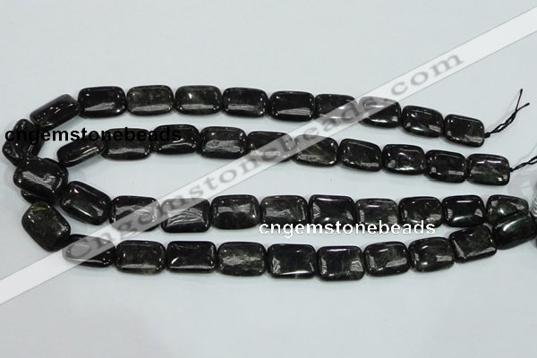 CLB310 15.5 inches 13*18mm rectangle black labradorite gemstone beads