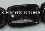 CLB311 15.5 inches 30*40mm rectangle black labradorite gemstone beads