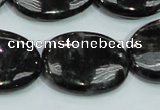 CLB313 15.5 inches 22*30mm oval black labradorite gemstone beads