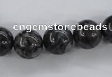 CLB355 15.5 inches 14mm round black labradorite beads wholesale