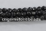 CLB360 15.5 inches 6mm faceted round black labradorite beads wholesale