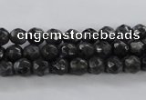 CLB361 15.5 inches 8mm faceted round black labradorite beads wholesale