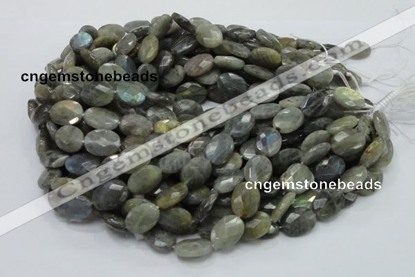 CLB43 15.5 inches 14*18mm faceted oval labradorite gemstone beads