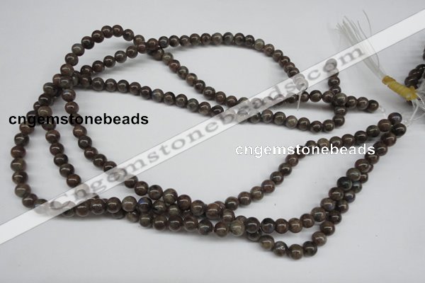 CLB431 15.5 inches 6mm round grey labradorite beads wholesale