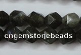 CLB452 15 inches 8mm faceted nuggets labradorite gemstone beads