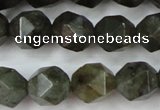 CLB453 15 inches 10mm faceted nuggets labradorite gemstone beads