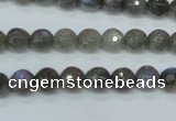 CLB512 15.5 inches 8mm faceted round labradorite gemstone beads