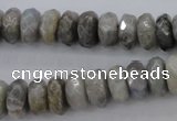 CLB59 15.5 inches 6*12mm faceted rondelle labradorite beads wholesale