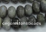 CLB60 15.5 inches 12*18mm faceted rondelle labradorite beads