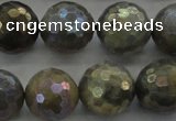 CLB616 15.5 inches 16mm faceted round AB-color labradorite beads