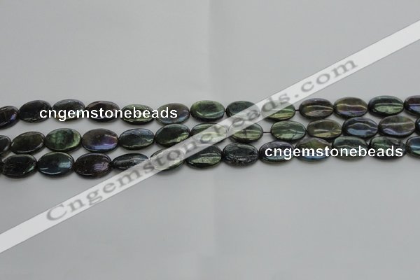 CLB648 15.5 inches 10*14mm oval AB-color labradorite beads