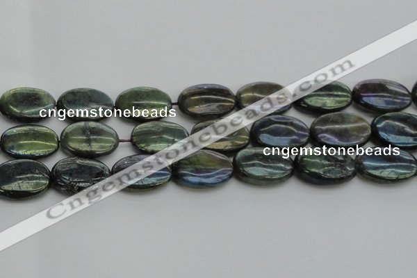 CLB653 15.5 inches 20*30mm oval AB-color labradorite beads