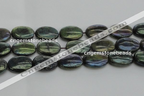 CLB655 15.5 inches 30*40mm oval AB-color labradorite beads