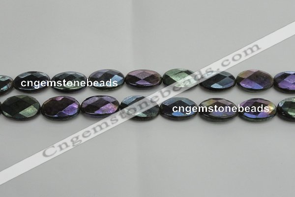 CLB659 15.5 inches 12*16mm faceted oval AB-color labradorite beads
