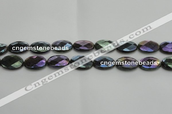 CLB659 15.5 inches 12*16mm faceted oval AB-color labradorite beads