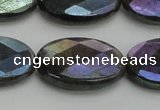 CLB660 15.5 inches 13*18mm faceted oval AB-color labradorite beads