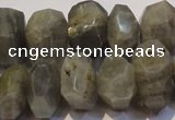 CLB700 15.5 inches 13*18mm - 14*20mm faceted nuggets labradorite beads