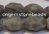 CLB703 15.5 inches 13*18mm - 16*22mm faceted nuggets labradorite beads