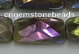 CLB708 15.5 inches 20*30mm faceted rectangle AB-color labradorite beads