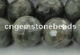 CLB715 15.5 inches 20mm faceted round labradorite gemstone beads