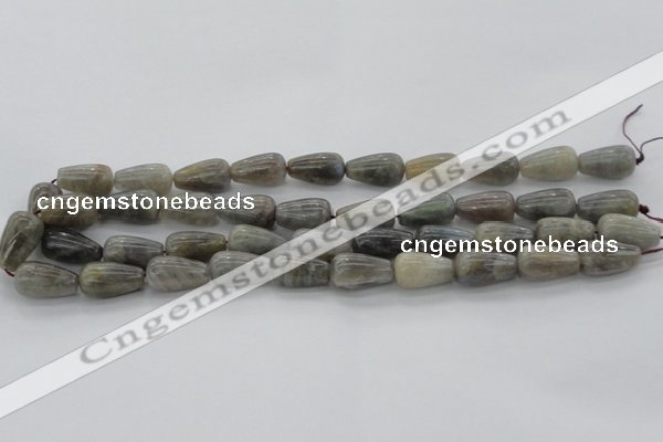 CLB725 15.5 inches 10*30mm teardrop labradorite gemstone beads