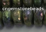 CLB762 15.5 inches 10*18mm faceted rondelle AB-color labradorite beads