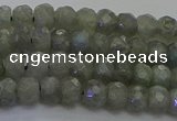 CLB771 15.5 inches 2.5*4mm faceted rondelle labradorite beads