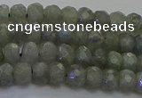 CLB772 15.5 inches 4*6mm faceted rondelle labradorite beads