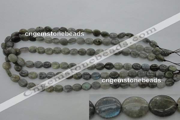 CLB80 15.5 inches 8*10mm oval labradorite beads wholesale