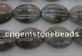 CLB83 15.5 inches 12*16mm oval labradorite beads wholesale