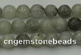 CLB860 15.5 inches 4mm faceted round AB grade labradorite beads