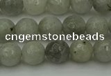 CLB862 15.5 inches 8mm faceted round AB grade labradorite beads