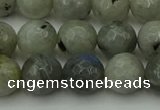 CLB863 15.5 inches 10mm faceted round AB grade labradorite beads