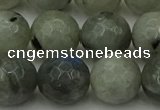 CLB865 15.5 inches 14mm faceted round AB grade labradorite beads