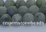 CLB874 15.5 inches 10mm round matte labradorite gemstone beads