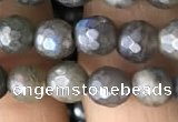 CLB881 15.5 inches 6mm faceted round AB-color labradorite beads