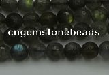 CLB901 15.5 inches 6mm faceted round labradorite gemstone beads