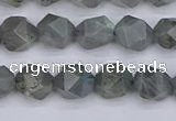 CLB981 15.5 inches 6mm faceted nuggets labradorite beads wholesale